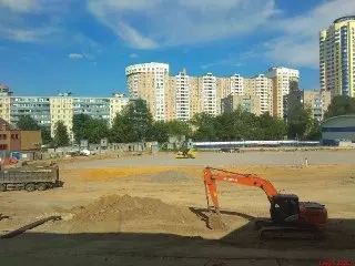 На стадионе «Старт» началась реконструкция футбольного поля