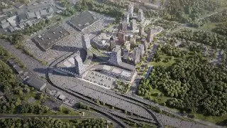 Новые небоскребы и развязки появятся на Новой Риге к 2029 году