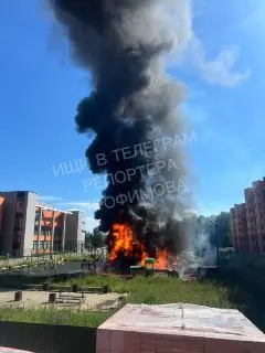 В Сергиевом Посаде загорелась детская площадка: подробности инцидента