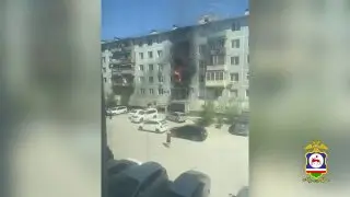 Полиция спасла 40 человек при пожаре в Якутске