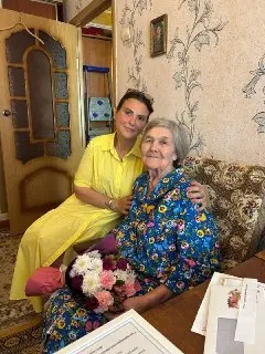 Ольга Лаптева из Ярославля отпраздновала 100-летний юбилей