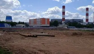 Новые фото с площадки электродепо «Бирюлёво»: активная стройка продолжается