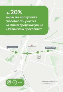 Увеличение пропускной способности общественного транспорта у станции «Нижегородская»