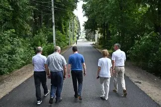 Ремонт улицы Совхозной в Речицах: проверка главы округа