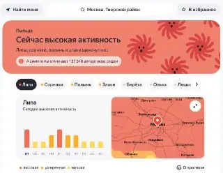 Высокая активность пыльцы в Москве: советы для аллергиков