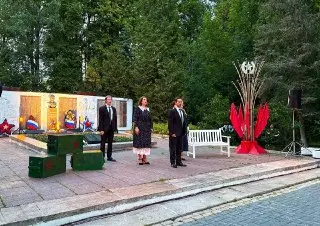 В городском парке прошла акция памяти о Великой Отечественной войне
