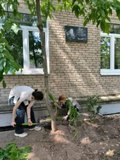 В Жуковском открыли цветник в память о Герое Советского Союза Алашееве