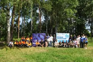 В Раменском прошла акция «Вода России» по очистке озера Стрелка