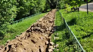 Благоустройство дворов на улице Гоголя в Томилино началось