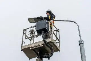В Мытищах появится 2,1 км новых линий наружного освещения