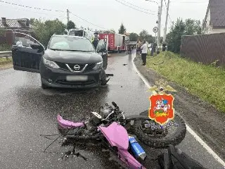 ДТП с питбайком в Подмосковье: пострадали несовершеннолетние