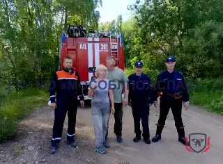 Спасение заблудившейся женщины в лесу Подмосковья