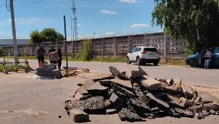 Оболдино: новый асфальт на улице Лесной для удобства жителей
