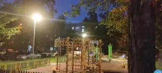 Освещение во дворе на 7-й улице Текстильщиков восстановлено
