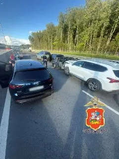 Массовое ДТП в Подмосковье: пострадали женщина и ребенок