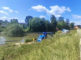 Работы по благоустройству пруда в Южном квартале возобновлены