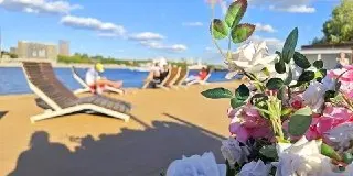 Новая зона отдыха у Химкинского водохранилища в парке «Северное Тушино»