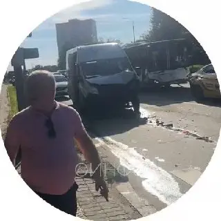 Авария с маршруткой на Можайском шоссе в Одинцово