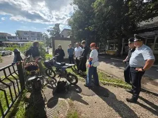 Профилактический рейд для владельцев питбайков и эндуро в округе