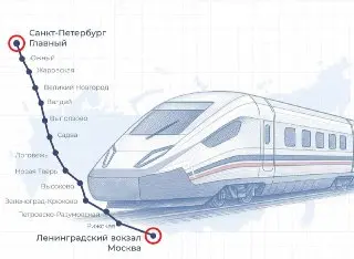 Строительство ВСМ Москва-Петербург: запуск в 2028 году