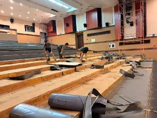 Обновление зрительного зала ДК «Чайка»: новые кресла и техника