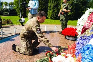 В Химках прошла памятная акция в честь героев ВДВ
