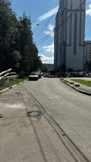 Временные ограничения движения в Южном микрорайоне из-за провода