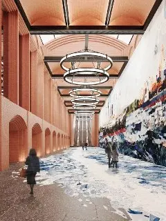 Станция «Южный порт»: Индустриальный Дизайн и Завершение в 2030 году
