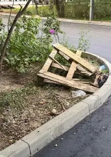 Дорожные Работы Уничтожили Цветник на Генерала Глаголева