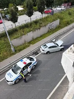 Авария под эстакадой: ДТП возле Центрального проспекта