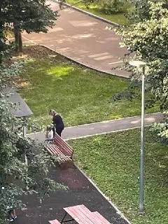 В Зябликово зафиксирован акт вандализма над урной