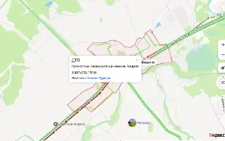 Столкновение грузовика и легковушки в Новой Москве