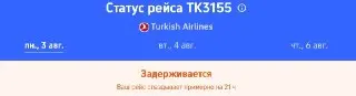 Задержка рейса Внуково-Бодрум: почти сутки ожидания